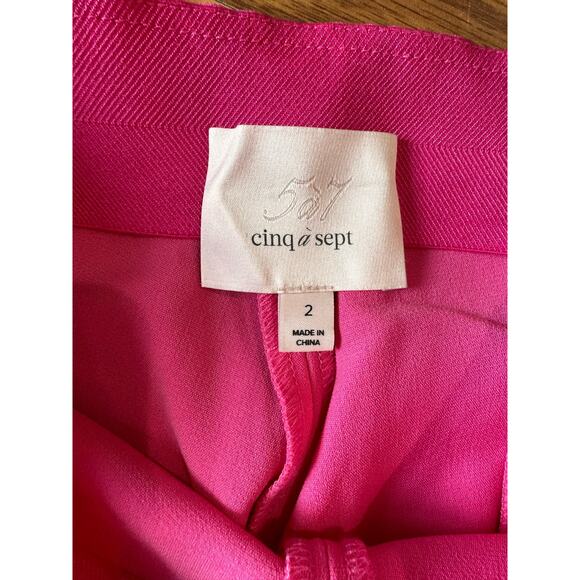Cinq À Sept pink Brianne slim-fit trousers size 2 / XS - Picture 11 of 11